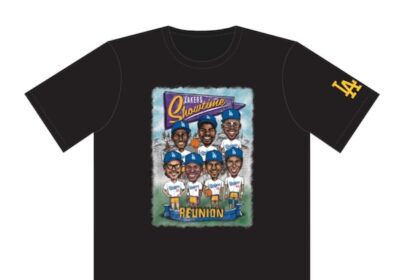 Showtime Lakers shirt, Dodgers giveaway