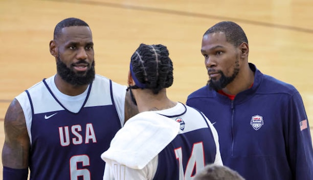 LeBron James, Kevin Durant, Anthony Davis, Lakers, Team USA