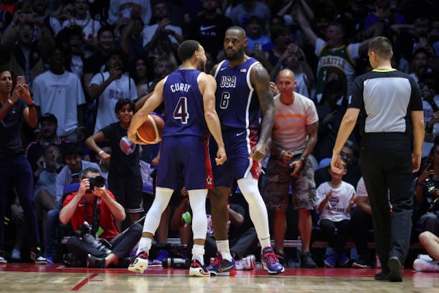 Stephen Curry, LeBron James, USA Basketball, Team USA