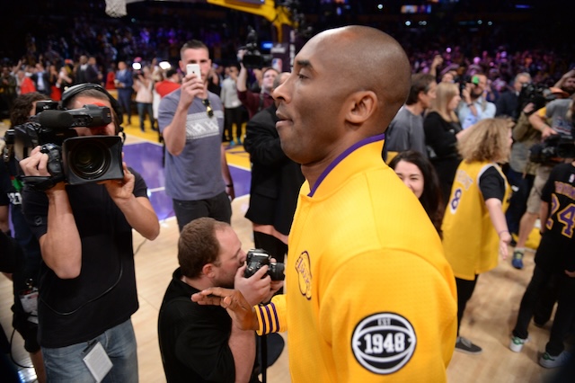 Lakers News Kobe Bryant Final Game Warmup Jacket Sold At Auction