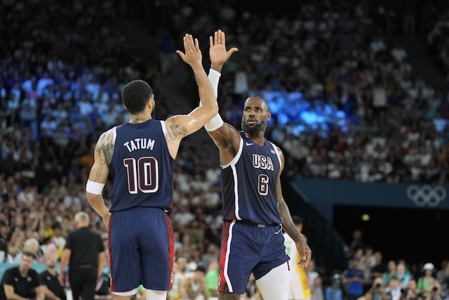 LeBron James, Jayson Tatum, Team USA, Olympics, USA Basketball, Brazil