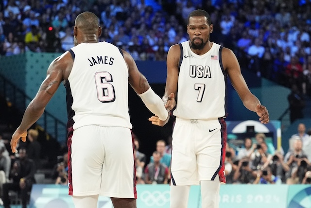 LeBron James, Kevin Durant, Team USA, 2024 Olympics