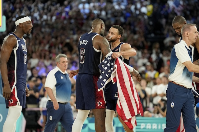 LeBron James, Stephen Curry, USA Basketball, 2024 Olympics, Lakers, Warriors