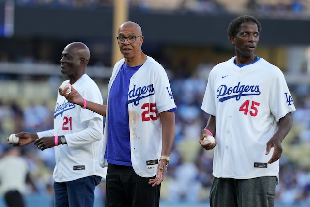 Mychal Thompson, Michael Cooper, A.C. Green, Lakers, Dodgers