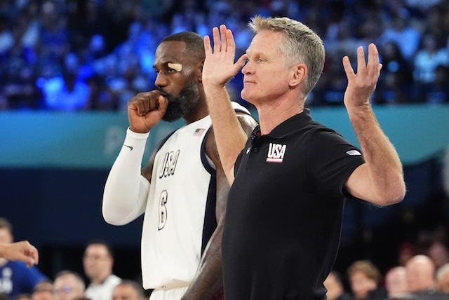 Steve Kerr, LeBron James, Team USA, 2024 Olympics