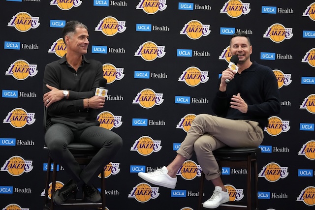 JJ Redick, Rob Pelinka, Lakers
