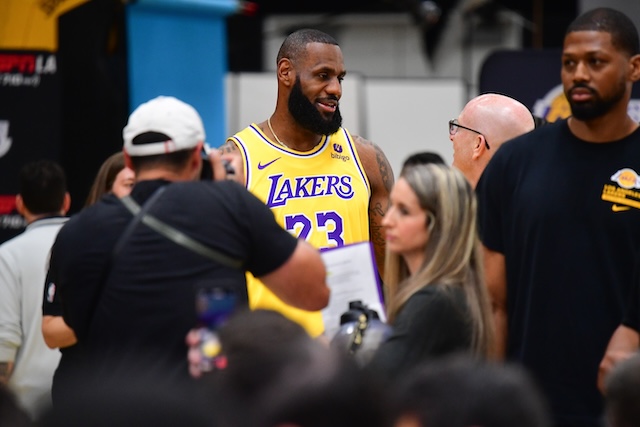 LeBron James, Lakers Media Day