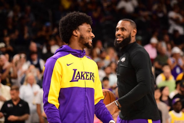 LeBron James, Bronny James, Lakers