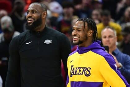 LeBron James, Bronny James, Lakers