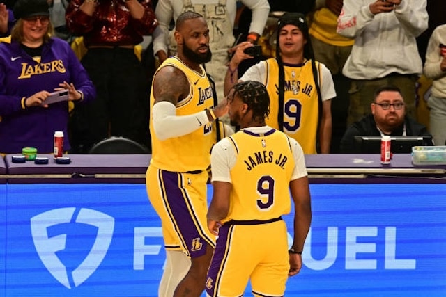 LeBron James, Bronny James, Lakers