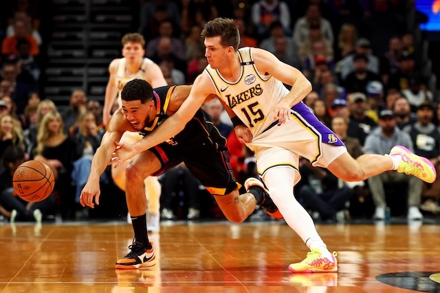 Austin Reaves, Devin Booker, Lakers, Suns, Emirates NBA Cup