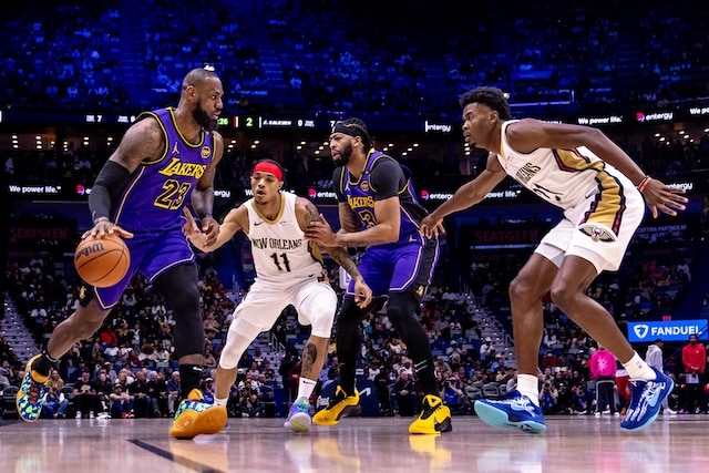 LeBron James, Anthony Davis, Lakers, Pelicans