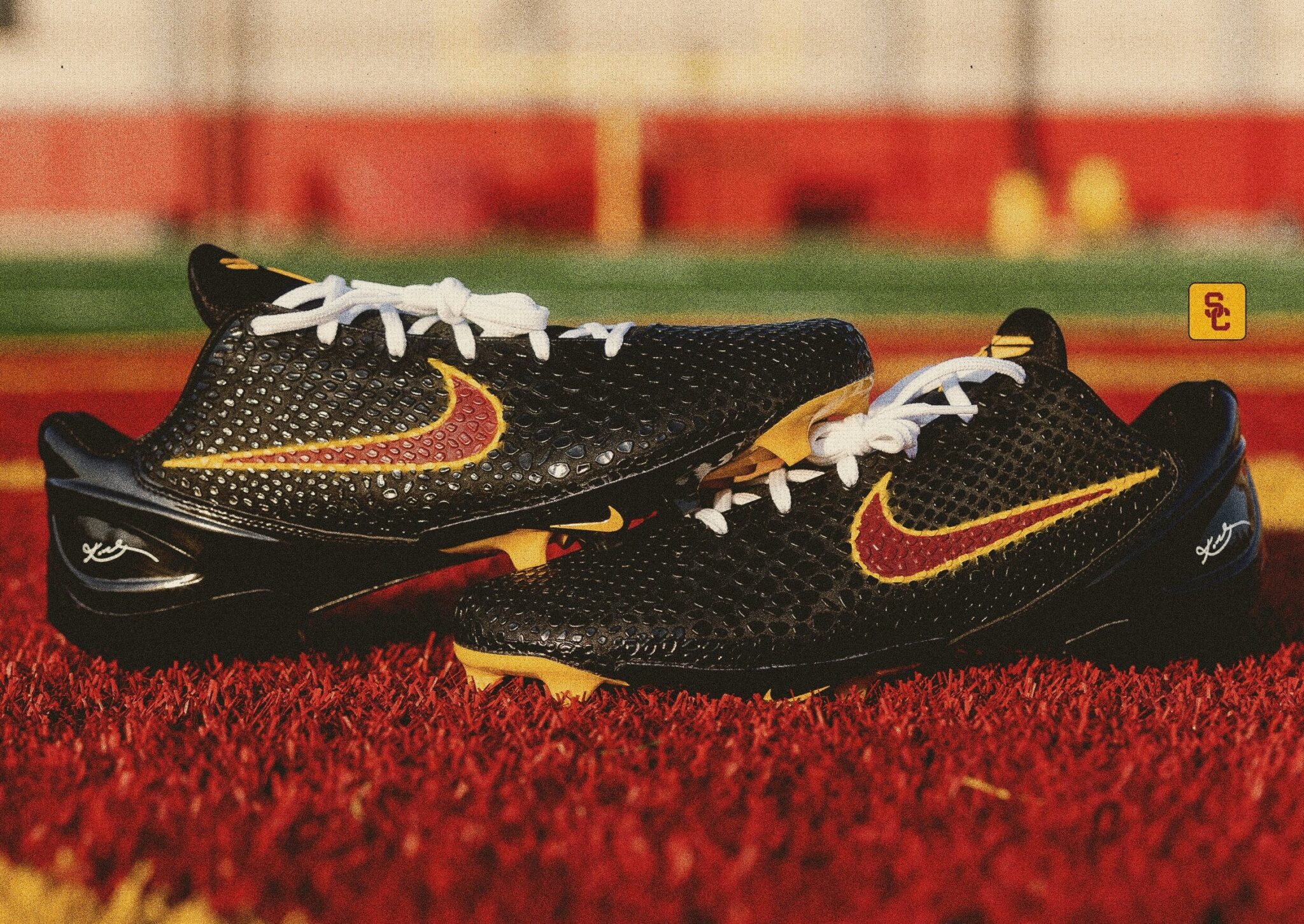 USC Trojans football team paying tribute to Kobe Bryant in rivalry game