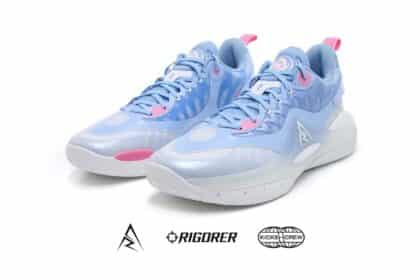 Lakers guard Austin Reaves' Rigorer AR2 shoes in the 'Snowman' colorway