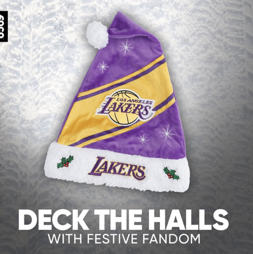 Lakers Santa hat, FOCO