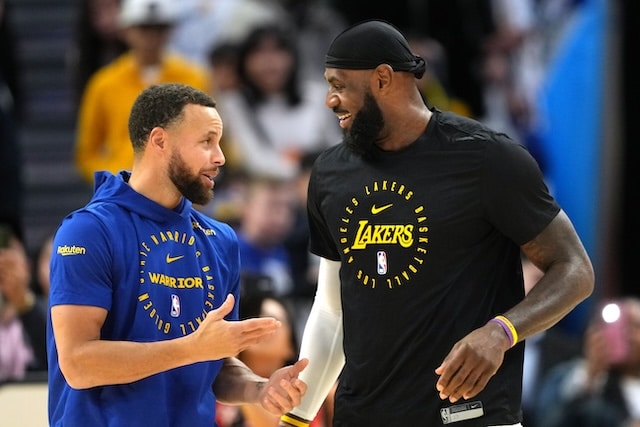 Stephen Curry, LeBron James, Lakers, Warriors