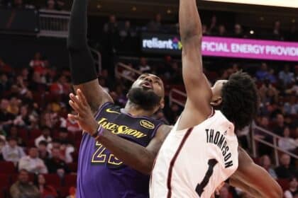 LeBron James, Amen Thompson, Lakers, Rockets