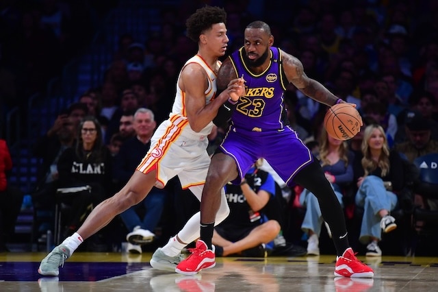 LeBron James, Jalen Johnson, Lakers, Hawks
