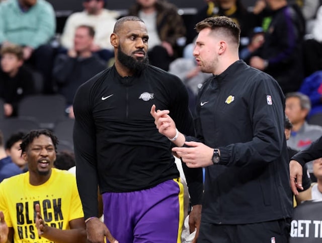 Luka Doncic, LeBron James, Lakers