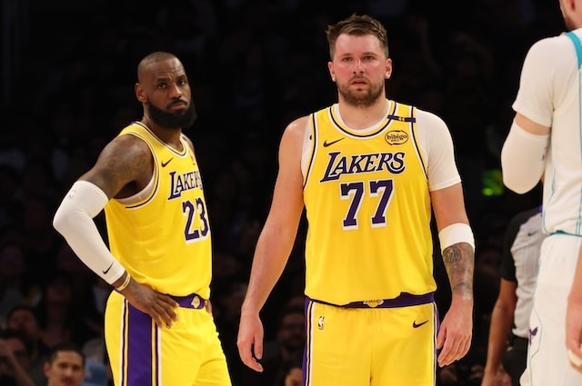 LeBron James, Luka Doncic, Lakers