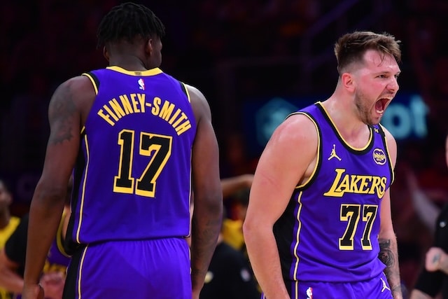 Luka Doncic, Dorian Finney-Smith, Lakers, Mavericks