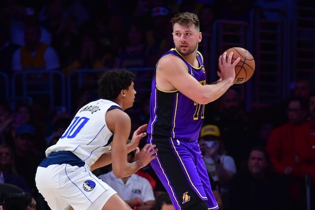 Luka Doncic, Max Christie, Lakers, Mavericks