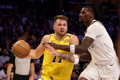 Luka Doncic, Naz Reid, Lakers, Timberwolves