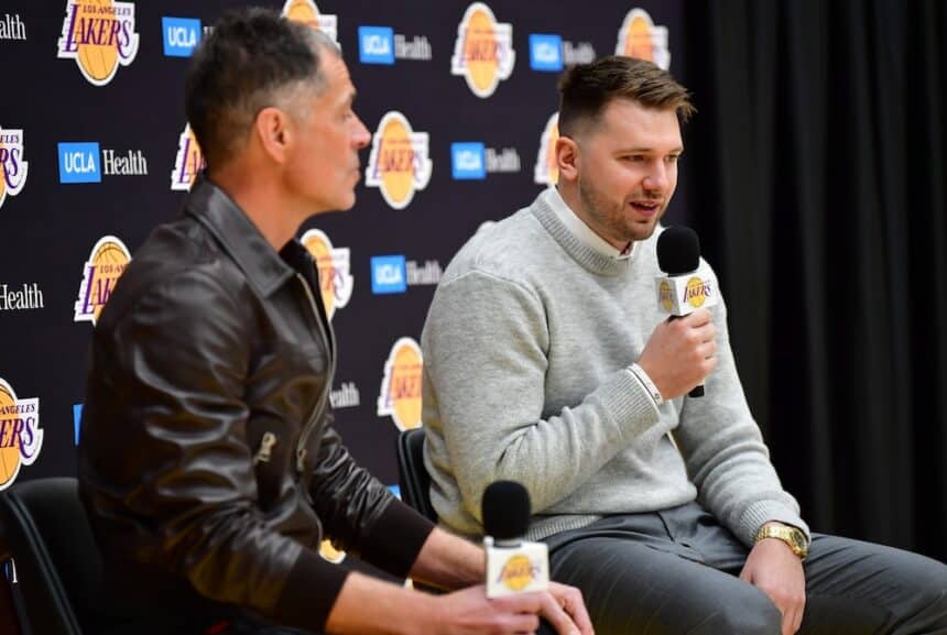 Rob Pelinka, Luka Doncic, Lakers