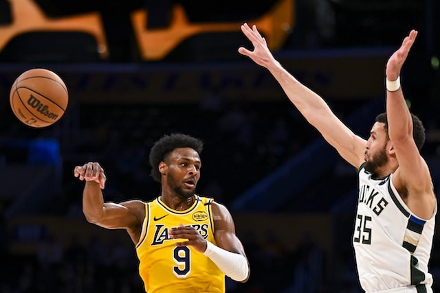 Bronny James, Lakers, Bucks