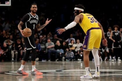 D'Angelo Russell, Jordan Goodwin, Lakers, Nets