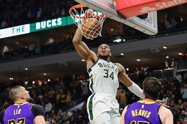 Giannis Antetokounmpo, Lakers, Bucks