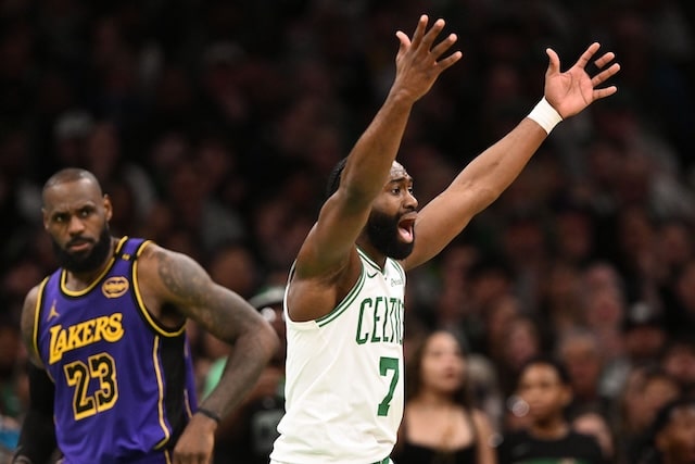 Jaylen Brown, LeBron James, Lakers, Celtics
