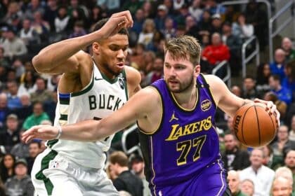 Luka Doncic, Giannis Antetokounmpo, Lakers, Bucks