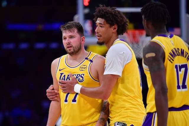 Luka Doncic, Jaxson Hayes, Lakers, Knicks