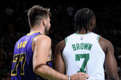 Luka Doncic, Jaylen Brown, Lakers, Celtics