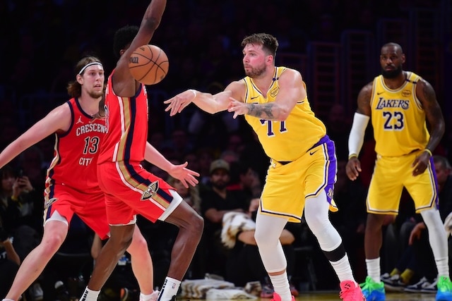 Luka Doncic, LeBron James, Lakers