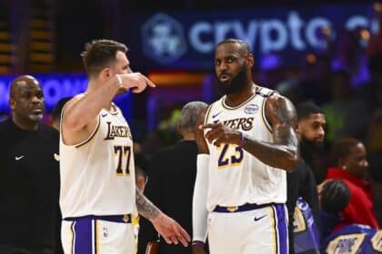 Luka Doncic, LeBron James, Lakers