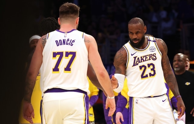 LeBron James, Luka Doncic, Lakers
