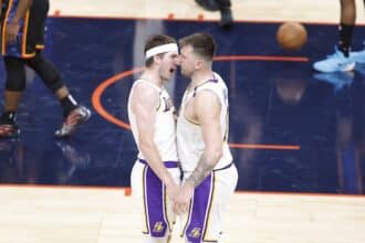 Austin Reaves, Luka Doncic, Lakers