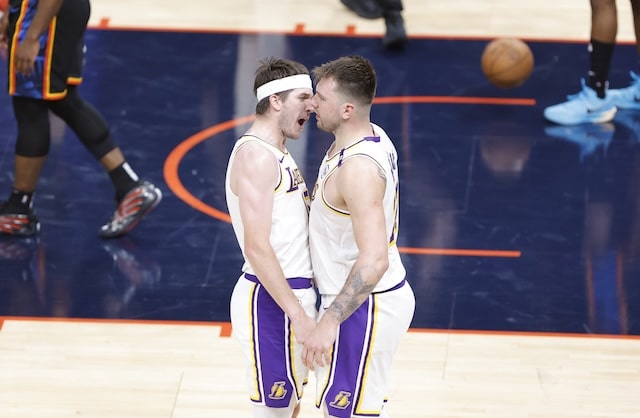 Austin Reaves, Luka Doncic, Lakers