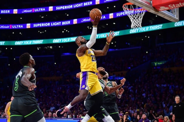 LeBron James, Lakers, Timberwolves