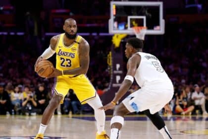 LeBron James, Anthony Edwards, Lakers, Timberwolves