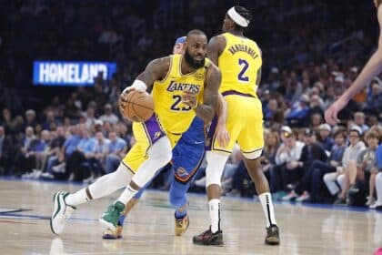 LeBron James, Jarred Vanderbilt, Lakers