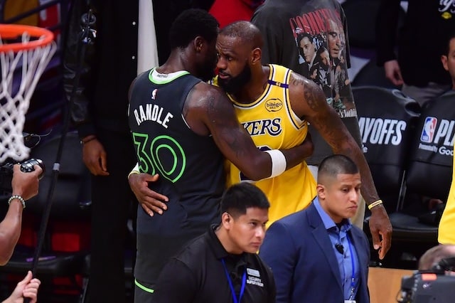LeBron James, Julius Randle, Lakers, Timberwolves