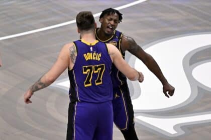 Luka Doncic, Dorian Finney-Smith, Lakers, Mavericks