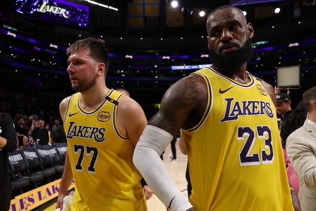 Luka Doncic, LeBron James, Lakers