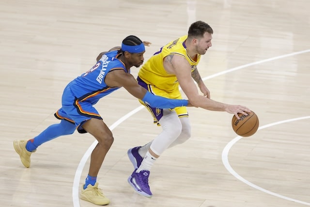 Luka Doncic, Shai Gilgeous-Alexander, Lakers, Thunder