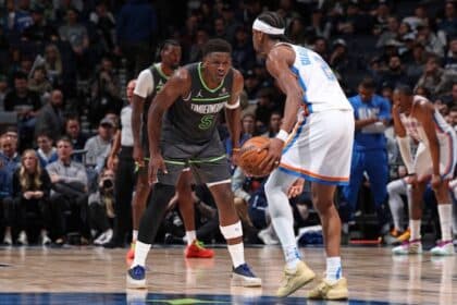Anthony Edwards, Shai Gilgeous Alexander, Timberwolves, Thunder, 2025 NBA Playoffs