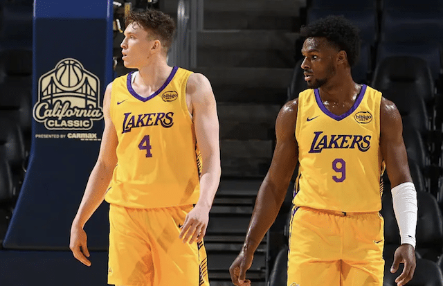 Dalton Knecht, Bronny James, Lakers Summer League