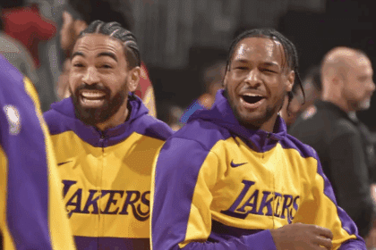 Gabe Vincent, Bronny James, Lakers